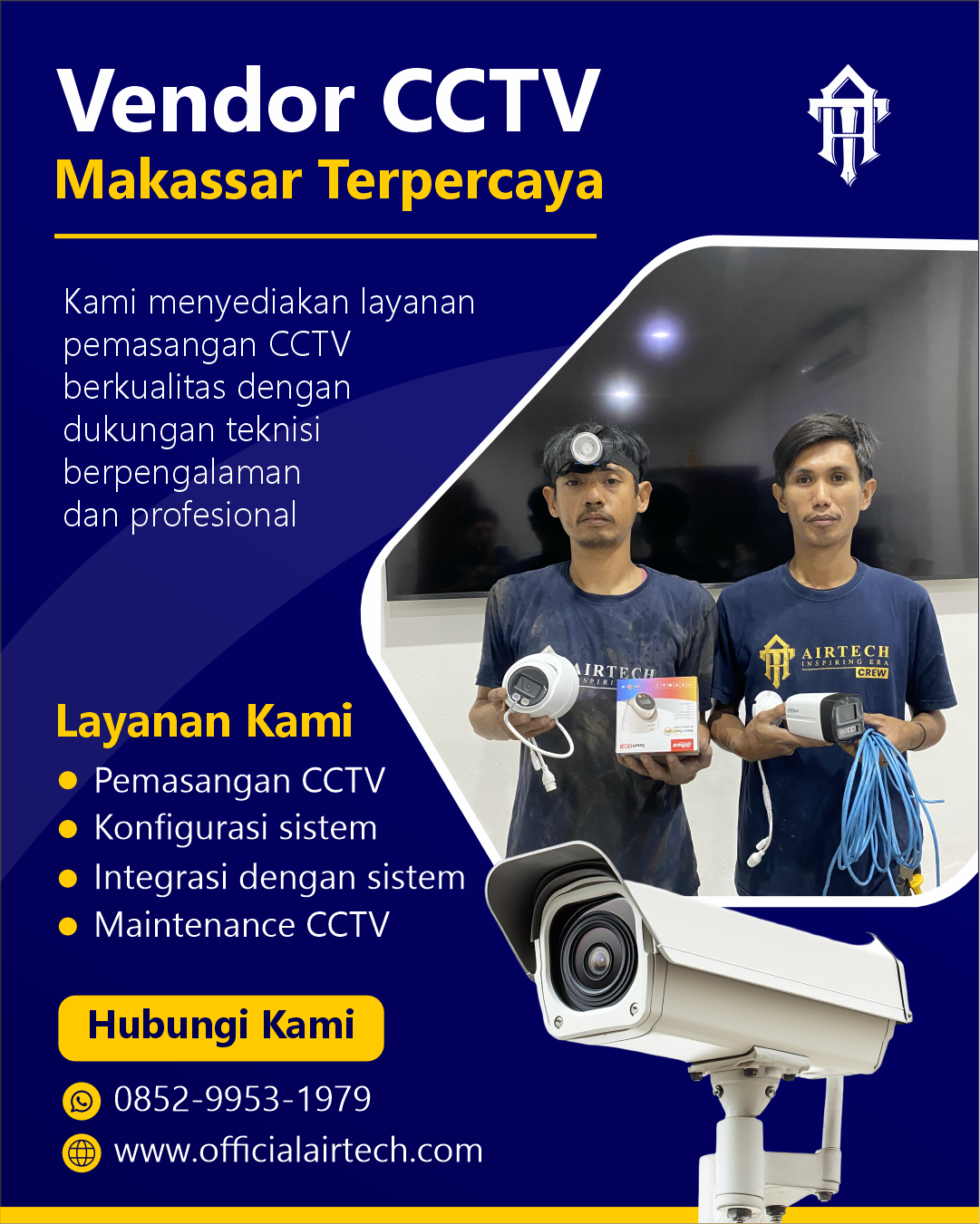 Vendor CCTV Makassar Terpercaya dan Profesional