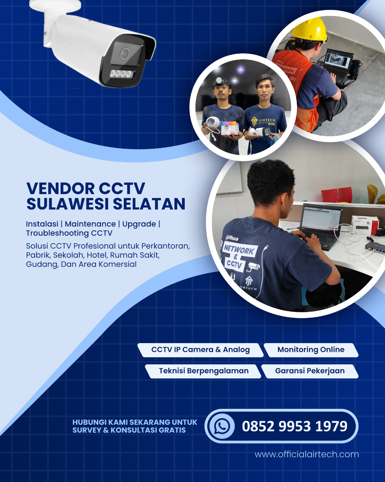Vendor CCTV Sulawesi Selatan Terpercaya